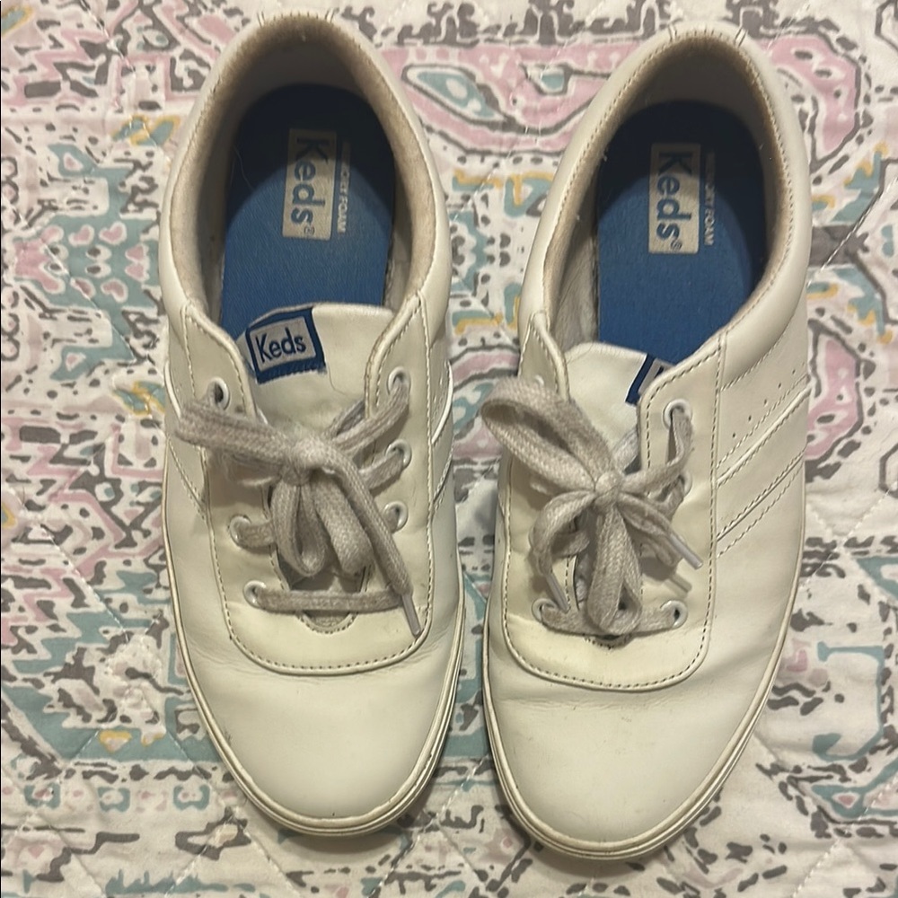 Keds Big Kids Champion Originals Leather Lace Up - Picture 2 of 6